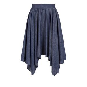 Trussardi Jeans Blue Denim Women Women's Skirt